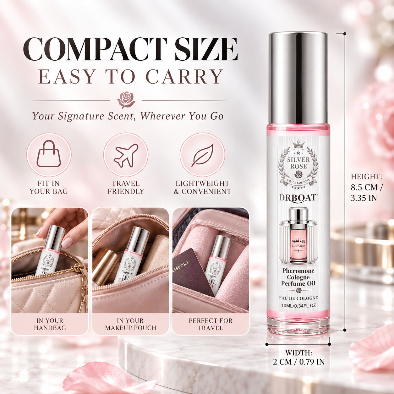 Silver Rose Roll-On Perfume Oi - Perfume Fragrance Concentration recension och pris