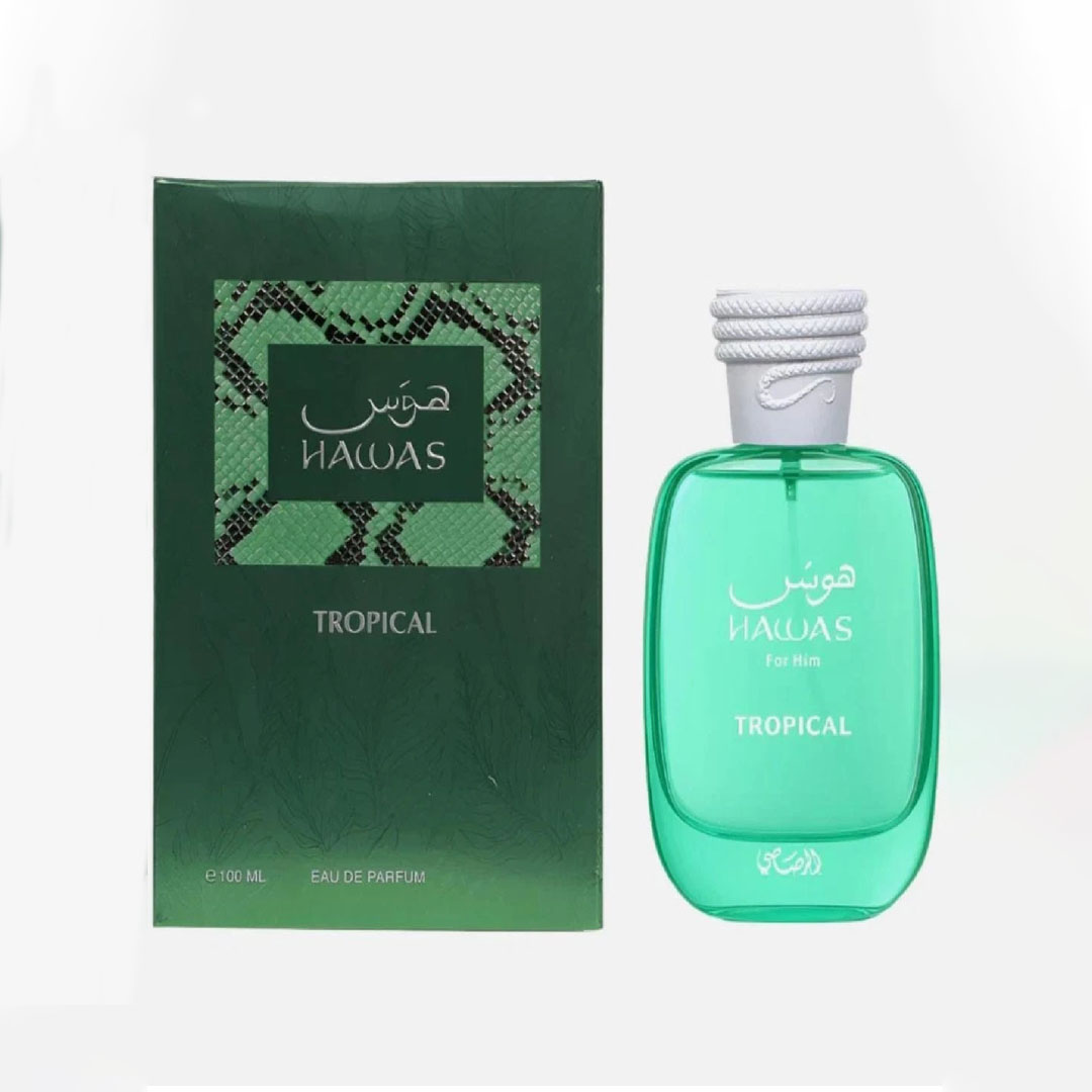 Hawas Tropical by Rasasi Men's - Perfume Alcohol Fragrance recension och pris