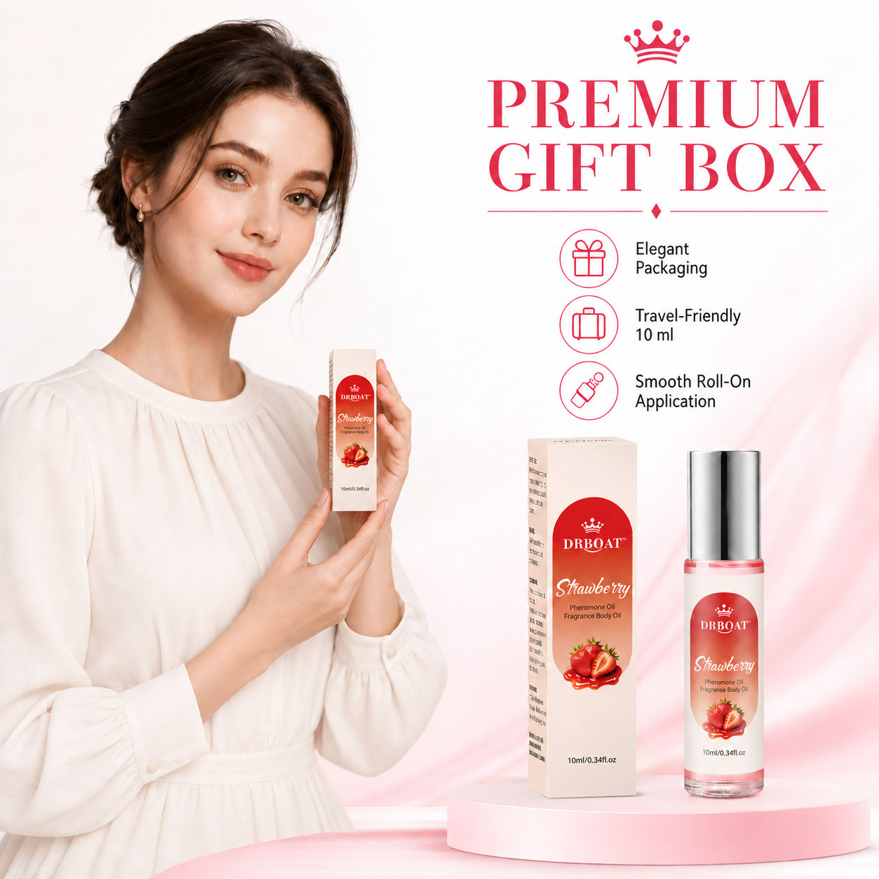 Strawberry Roll-On Perfume Oil - Perfume Fragrance Oil recension och pris